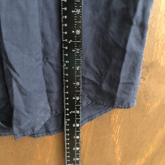 Zara Men Shirt Blue Relaxed Fit Button Down 100% Lyocell Long Sleeve Small - Picture 9 of 13